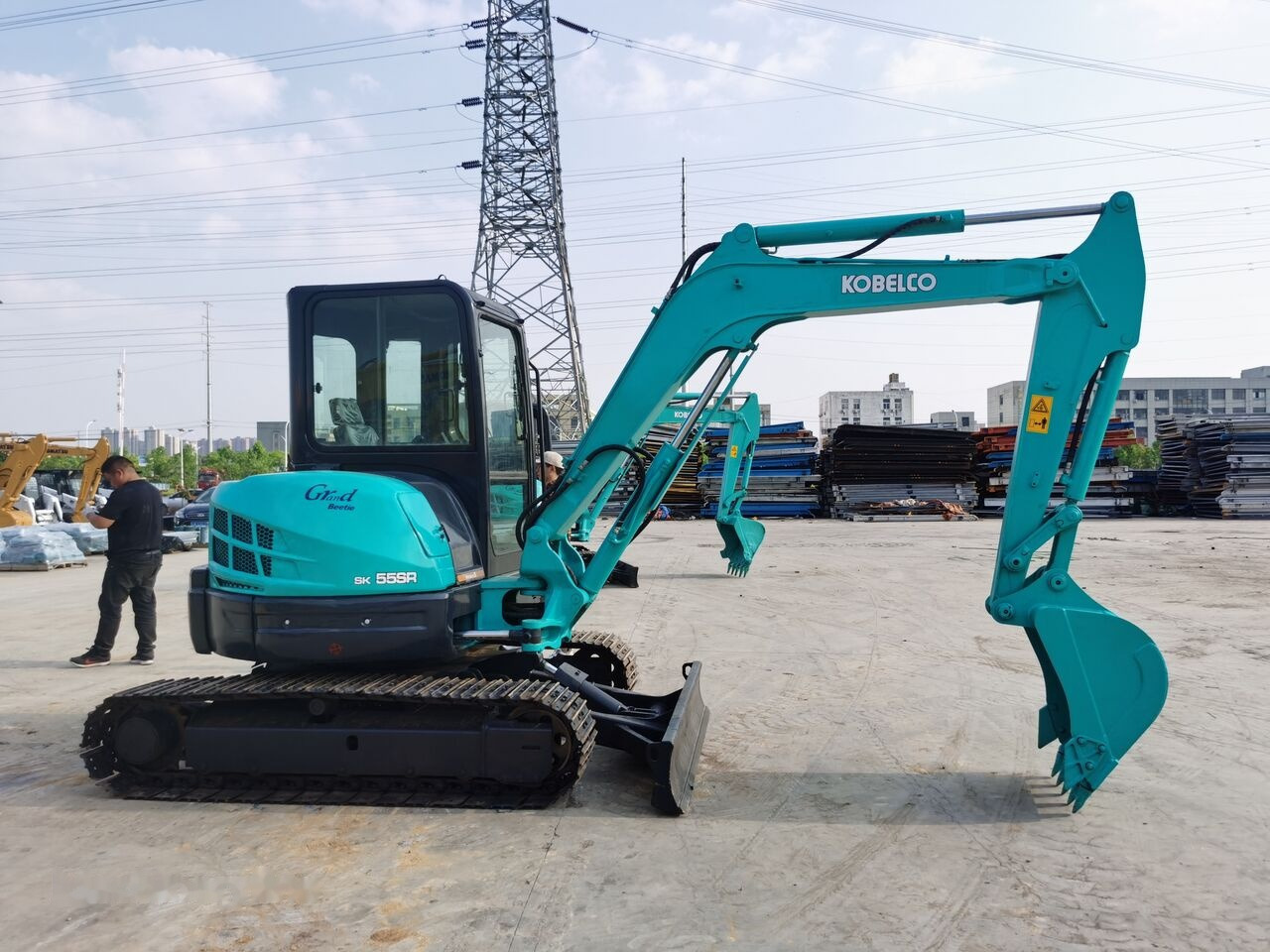 Kobelco SK55SR - Mini ekskavatör: fotoğraf 1 Kobelco SK55SR - Mini ekskavatör: fotoğraf 1