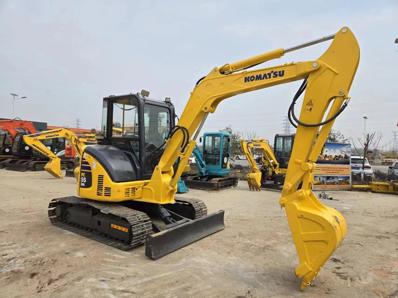 Komatsu PC55 - Mini ekskavatör: fotoğraf 2 Komatsu PC55 - Mini ekskavatör: fotoğraf 2