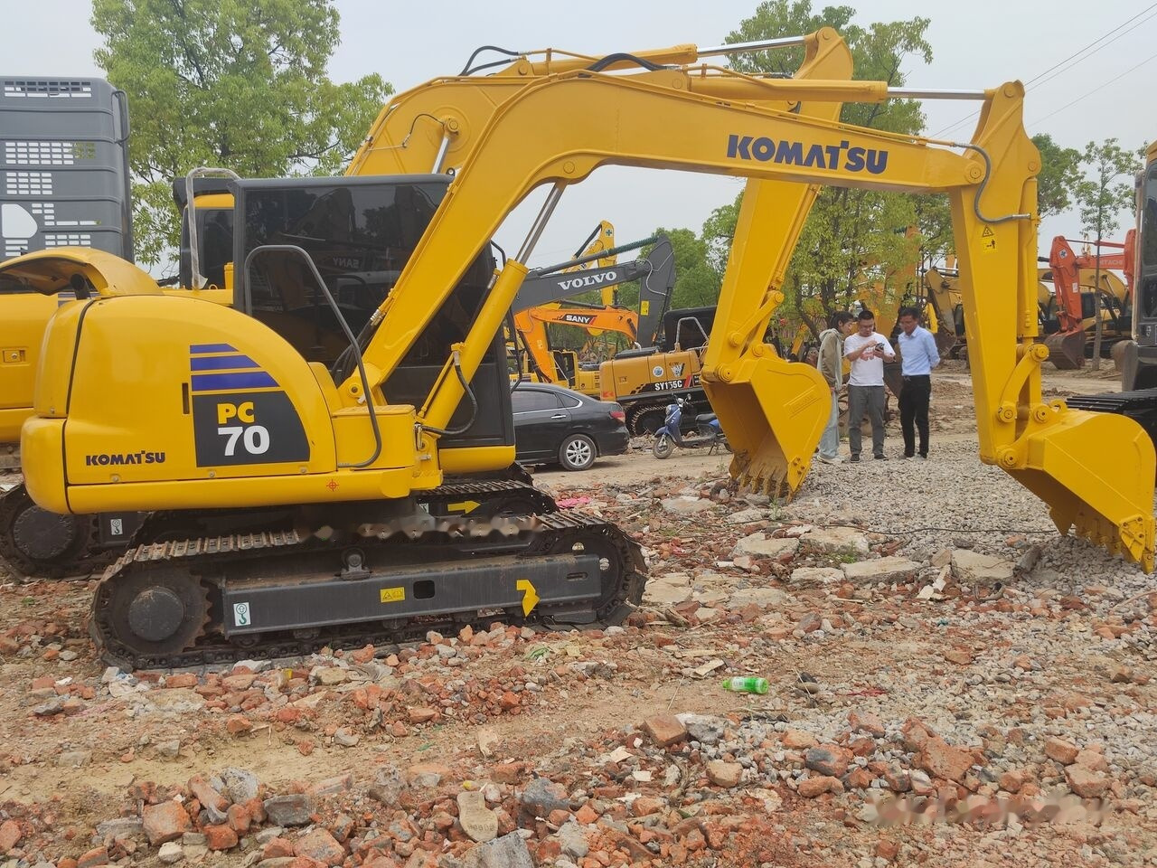Komatsu PC70-8 - Mini ekskavatör: fotoğraf 3 Komatsu PC70-8 - Mini ekskavatör: fotoğraf 3