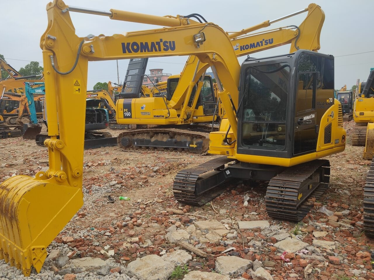 Komatsu PC70-8 - Mini ekskavatör: fotoğraf 5 Komatsu PC70-8 - Mini ekskavatör: fotoğraf 5