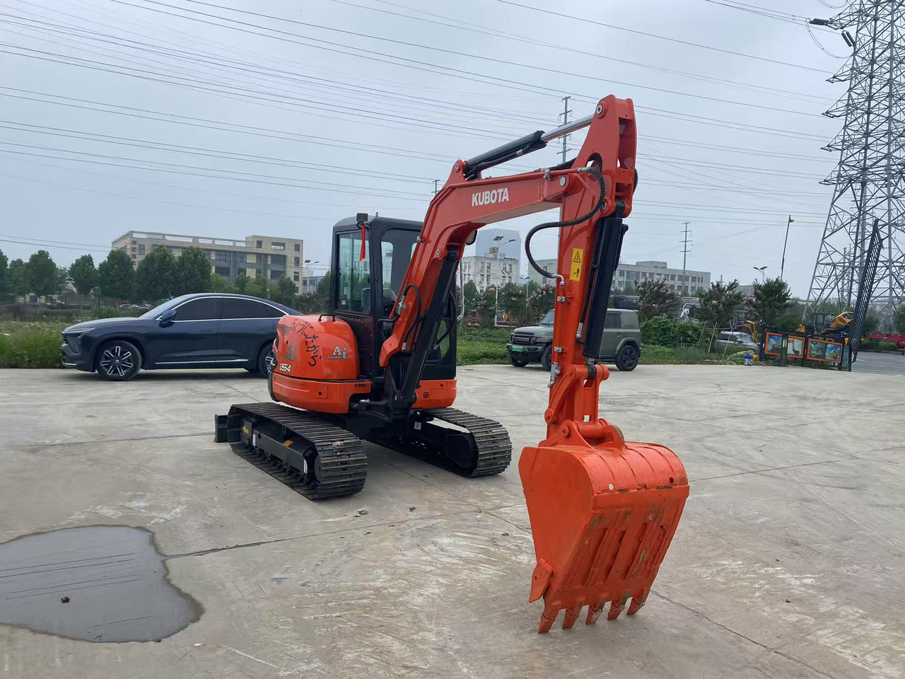 Kubota U55-4 - Mini ekskavatör: fotoğraf 3 Kubota U55-4 - Mini ekskavatör: fotoğraf 3