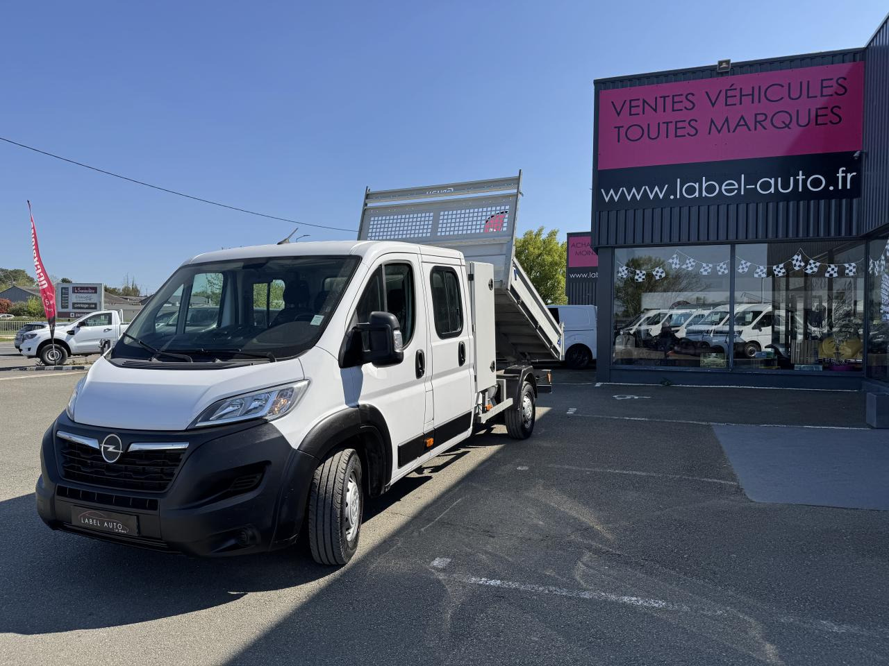 OPEL Movano 3.5t L3 2.2 HDi S&S Maxi - 165CH  2021 BENNE DOUBLE CABINE 6PL - Damperli kamyonet, Çift kabin kamyonet: fotoğraf 5 OPEL Movano 3.5t L3 2.2 HDi S&S Maxi - 165CH  2021 BENNE DOUBLE CABINE 6PL - Damperli kamyonet, Çift kabin kamyonet: fotoğraf 5