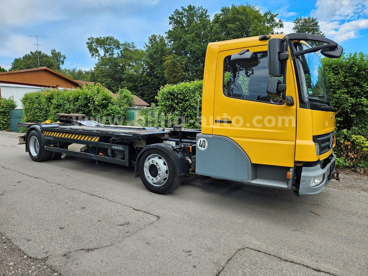 Mercedes-Benz Kamag * WBH 25 * Wiesel * Umsetzer * Sattelkupp. - Şasi kamyon: fotoğraf 3 Mercedes-Benz Kamag * WBH 25 * Wiesel * Umsetzer * Sattelkupp. - Şasi kamyon: fotoğraf 3