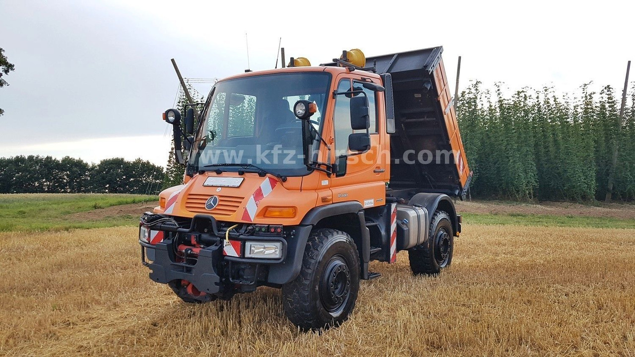 Unimog U400 405/12*HYDROSTAT*VARIOPILOT*Euro4*Kipper - Damperli kamyon: fotoğraf 1 Unimog U400 405/12*HYDROSTAT*VARIOPILOT*Euro4*Kipper - Damperli kamyon: fotoğraf 1