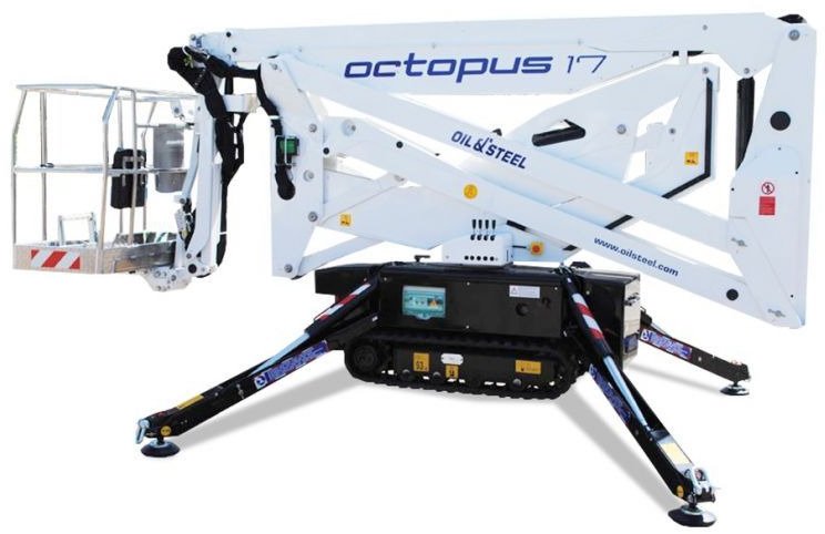 Oil&Steel Octopus 17 podnośnik koszowy na gąsienicach 17 m - Örümcek platform: fotoğraf 3 Oil&Steel Octopus 17 podnośnik koszowy na gąsienicach 17 m - Örümcek platform: fotoğraf 3