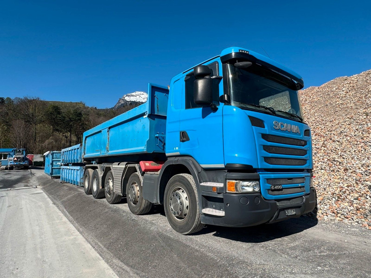 Scania G 490 - Kancalı yükleyici kamyon: fotoğraf 1 Scania G 490 - Kancalı yükleyici kamyon: fotoğraf 1