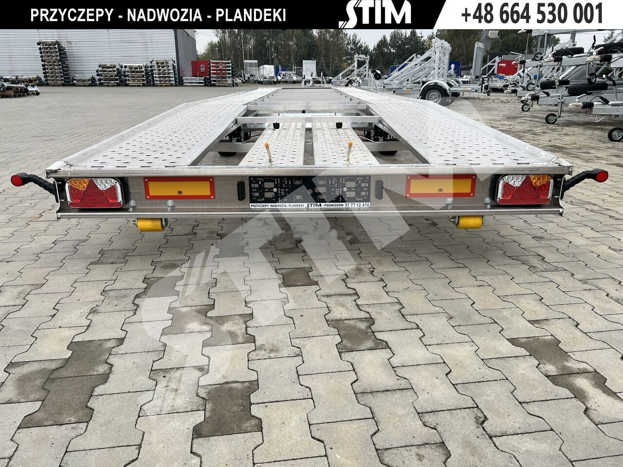 Yeni Araba taşıyıcı römork Stim L23/PP-TS/85-35AL - 195/50R13C: fotoğraf 9