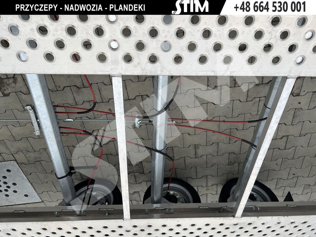 Yeni Araba taşıyıcı römork Stim L23/PP-TS/85-35AL - 195/50R13C: fotoğraf 7