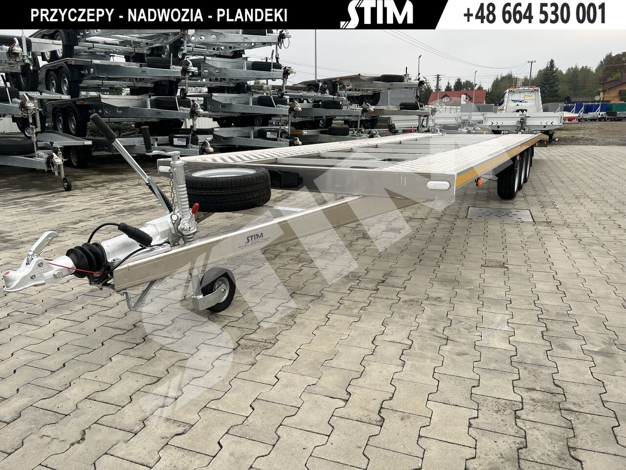 Yeni Araba taşıyıcı römork Stim L23/PP-TS/85-35AL - 195/50R13C: fotoğraf 8