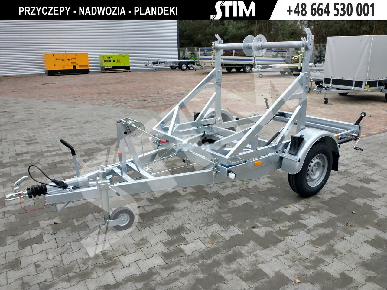 Stim S21/KB-13WR - Kablo makarası taşıma römorku: fotoğraf 5 Stim S21/KB-13WR - Kablo makarası taşıma römorku: fotoğraf 5