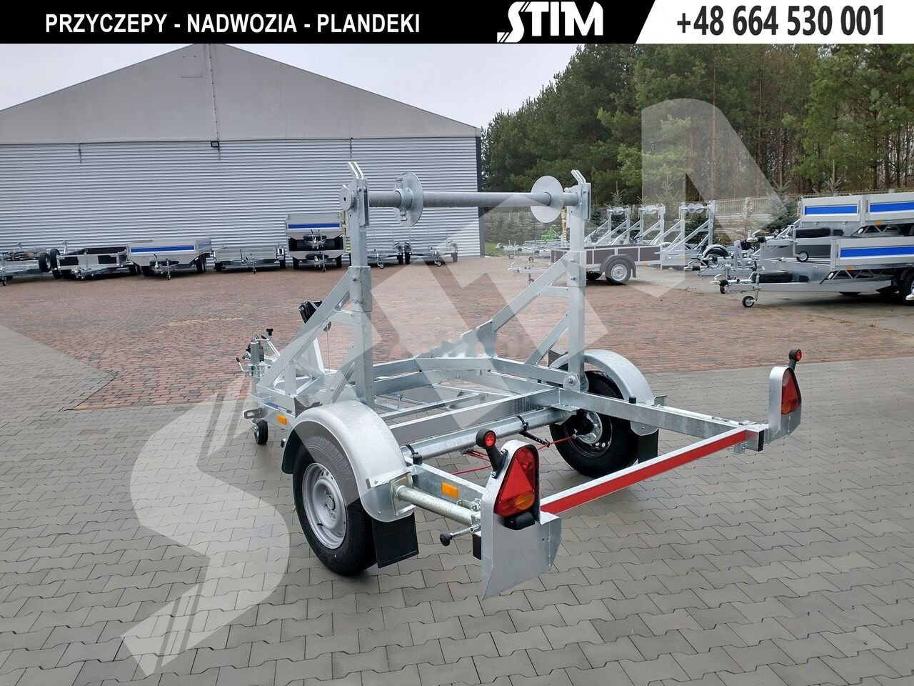 Stim S21/KB-13WRB - Kablo makarası taşıma römorku: fotoğraf 3 Stim S21/KB-13WRB - Kablo makarası taşıma römorku: fotoğraf 3