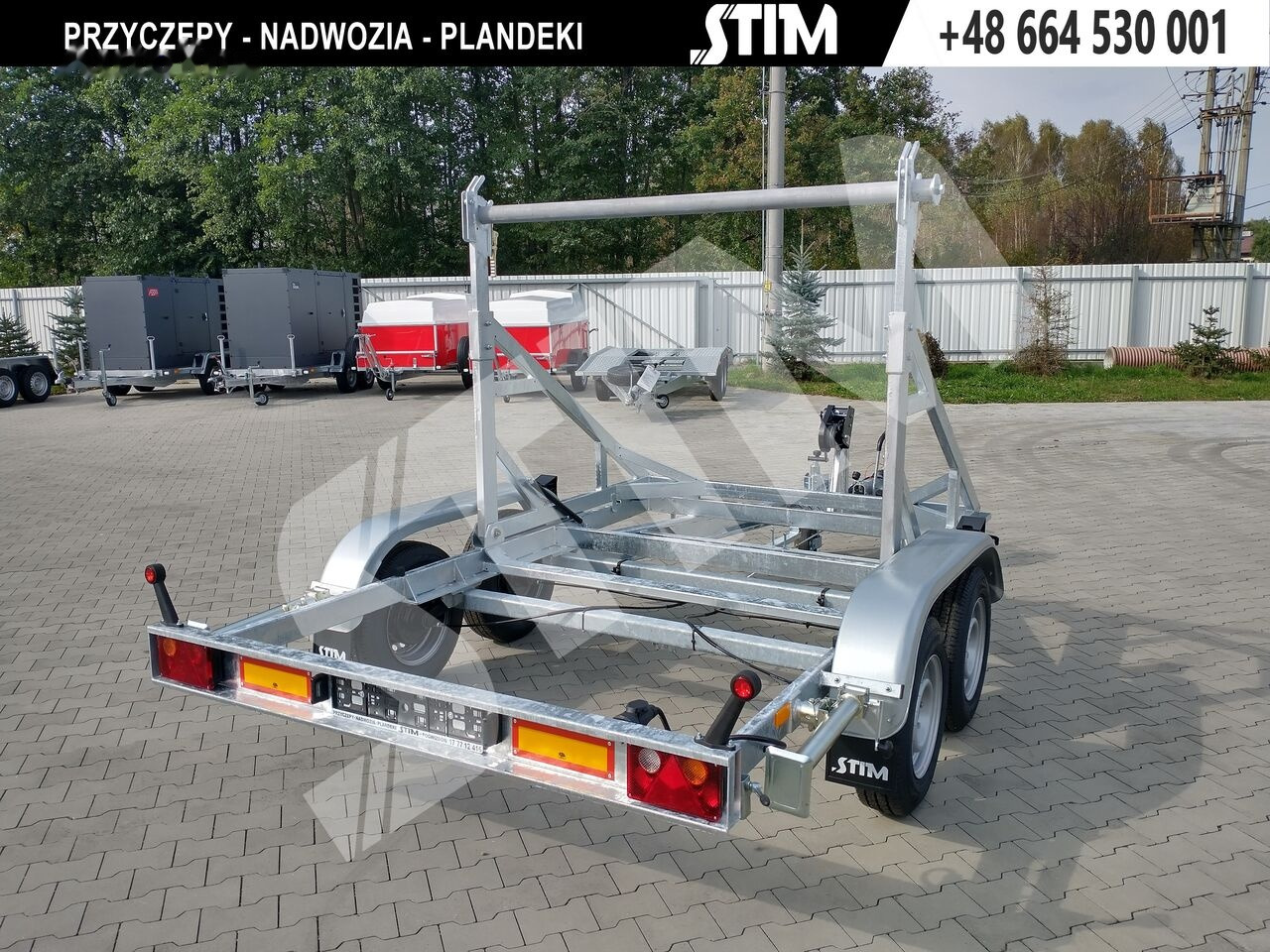 Stim S22/KB-27WR - Kablo makarası taşıma römorku: fotoğraf 1 Stim S22/KB-27WR - Kablo makarası taşıma römorku: fotoğraf 1