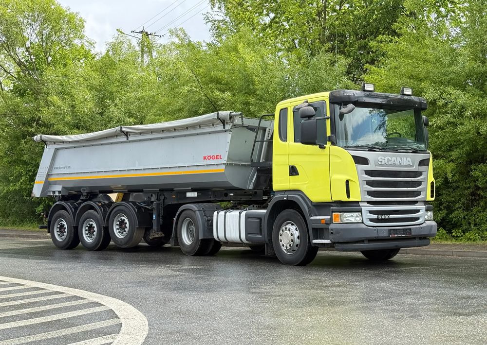 Scania * Zestaw * Scania G400 + Naczepa Kogel Kiper Wywrotka * Sprowadzony * Bardzo Dobry Stan * - Çekici, Damperli dorse: fotoğraf 2 Scania * Zestaw * Scania G400 + Naczepa Kogel Kiper Wywrotka * Sprowadzony * Bardzo Dobry Stan * - Çekici, Damperli dorse: fotoğraf 2