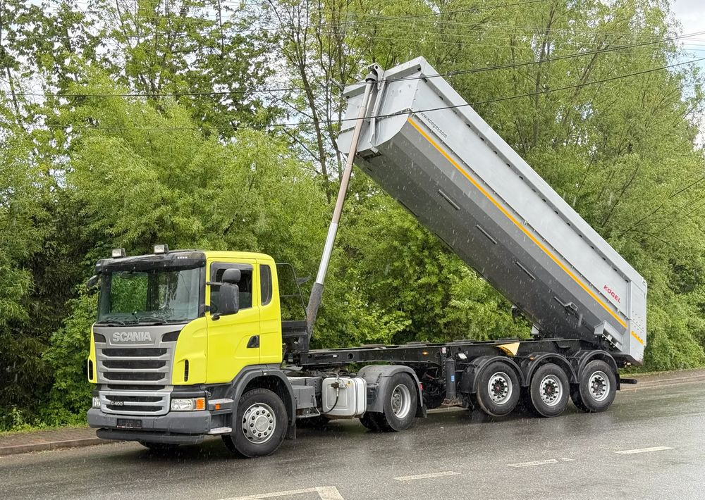 Scania * Zestaw * Scania G400 + Naczepa Kogel Kiper Wywrotka * Sprowadzony * Bardzo Dobry Stan * - Çekici, Damperli dorse: fotoğraf 1 Scania * Zestaw * Scania G400 + Naczepa Kogel Kiper Wywrotka * Sprowadzony * Bardzo Dobry Stan * - Çekici, Damperli dorse: fotoğraf 1