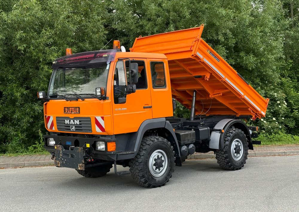MAN * MAN 10-220 * Kiper Wywrotka Meiller * 4x4 * Zimowe Utrzymanie * Unimog * - Damperli kamyon: fotoğraf 1 MAN * MAN 10-220 * Kiper Wywrotka Meiller * 4x4 * Zimowe Utrzymanie * Unimog * - Damperli kamyon: fotoğraf 1