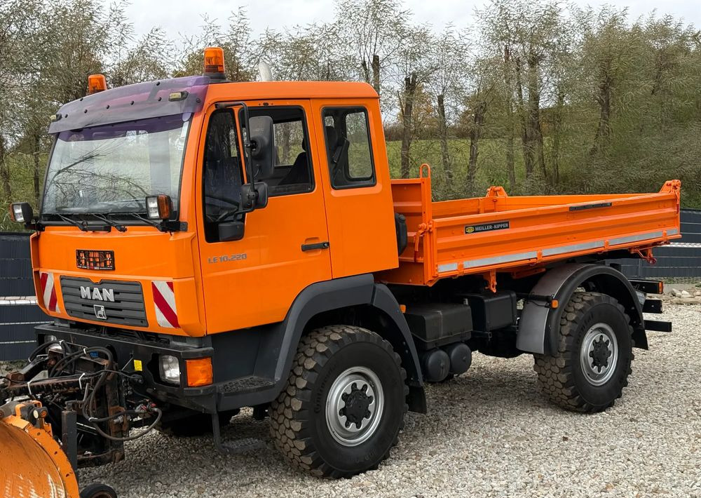 MAN * MAN 10-220 * Pług * Kiper Wywrotka Meiller * 4x4 * Zimowe Utrzymanie * Unimog * - Damperli kamyon: fotoğraf 3 MAN * MAN 10-220 * Pług * Kiper Wywrotka Meiller * 4x4 * Zimowe Utrzymanie * Unimog * - Damperli kamyon: fotoğraf 3