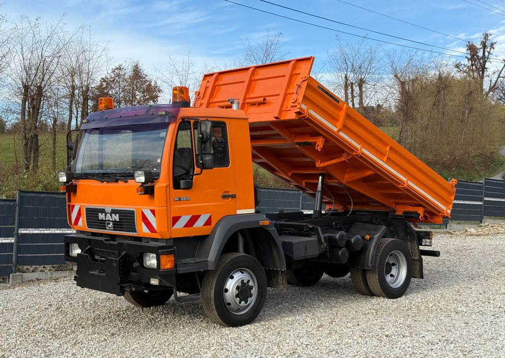 MAN * MAN 14-220 * Kiper Wywrotka Meiller * 4x4 * Zimowe Utrzymanie * Unimog * - Damperli kamyon: fotoğraf 1 MAN * MAN 14-220 * Kiper Wywrotka Meiller * 4x4 * Zimowe Utrzymanie * Unimog * - Damperli kamyon: fotoğraf 1