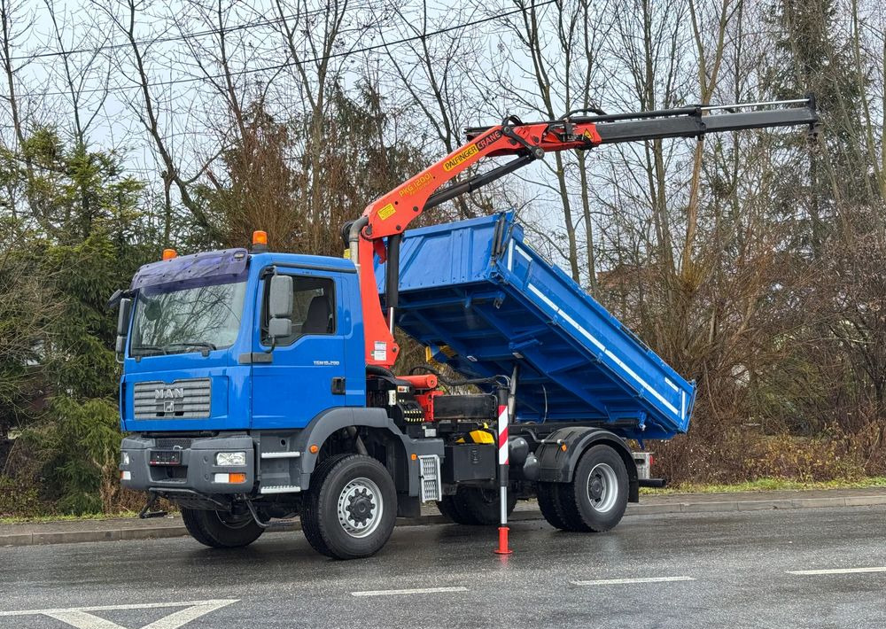 MAN * MAN 18 280 * Kiper Wywrotka * 4x4 * HDS Palfinger 120 STAN BARDZO DOBRY * Sprowadzony - Damperli kamyon: fotoğraf 1 MAN * MAN 18 280 * Kiper Wywrotka * 4x4 * HDS Palfinger 120 STAN BARDZO DOBRY * Sprowadzony - Damperli kamyon: fotoğraf 1