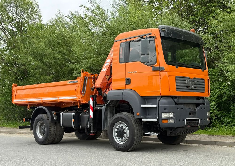 MAN * MAN 18 480 * KIPER WYWROTKA * 4x4 * HDS ATLAS 85* STAN BARDZO DOBRY * Sprowadzony - Damperli kamyon: fotoğraf 2 MAN * MAN 18 480 * KIPER WYWROTKA * 4x4 * HDS ATLAS 85* STAN BARDZO DOBRY * Sprowadzony - Damperli kamyon: fotoğraf 2