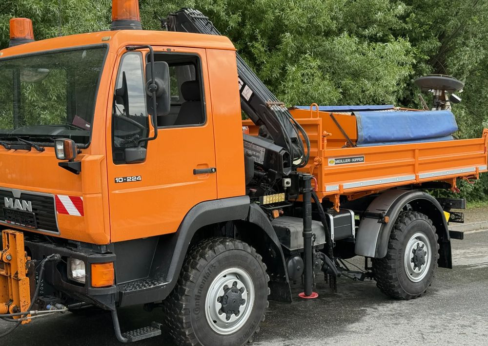 MAN * MAN LE 10.220 *Kiper Wywrotka * 4x4 * Pług Piaskarka * Zimowe Utrzymanie * Sprowadzony * HDS MKG * - Damperli kamyon: fotoğraf 3 MAN * MAN LE 10.220 *Kiper Wywrotka * 4x4 * Pług Piaskarka * Zimowe Utrzymanie * Sprowadzony * HDS MKG * - Damperli kamyon: fotoğraf 3