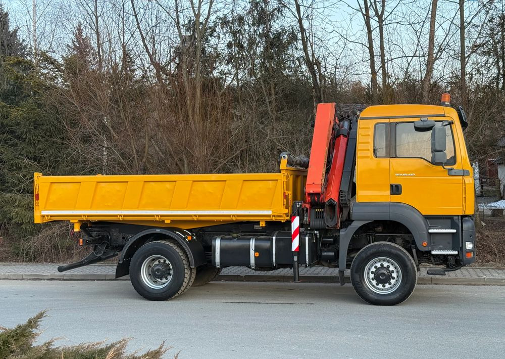 Damperli kamyon MAN * MAN TGA 18-410 * KIPER WYWROTKA * 4x4 * HDS Palfinger PK16500* Sprowadzony* Bardzo Dobry Stan *: fotoğraf 9