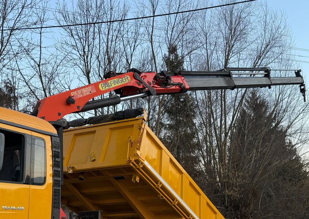 Damperli kamyon MAN * MAN TGA 18-410 * KIPER WYWROTKA * 4x4 * HDS Palfinger PK16500* Sprowadzony* Bardzo Dobry Stan *: fotoğraf 19