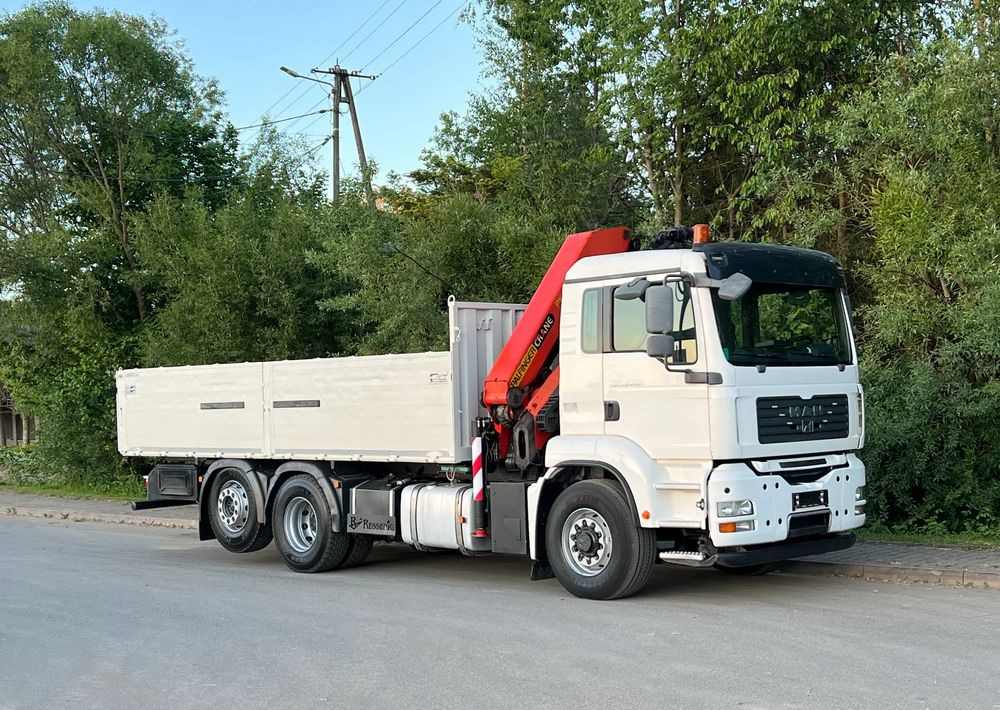MAN * TGA 26-440 * 4x6 Hydrodrive * HDS Palfinger PK 20002 * Bardzo Dobry Stan - Sal/ Açık kasa kamyon, Vinçli kamyon: fotoğraf 2 MAN * TGA 26-440 * 4x6 Hydrodrive * HDS Palfinger PK 20002 * Bardzo Dobry Stan - Sal/ Açık kasa kamyon, Vinçli kamyon: fotoğraf 2