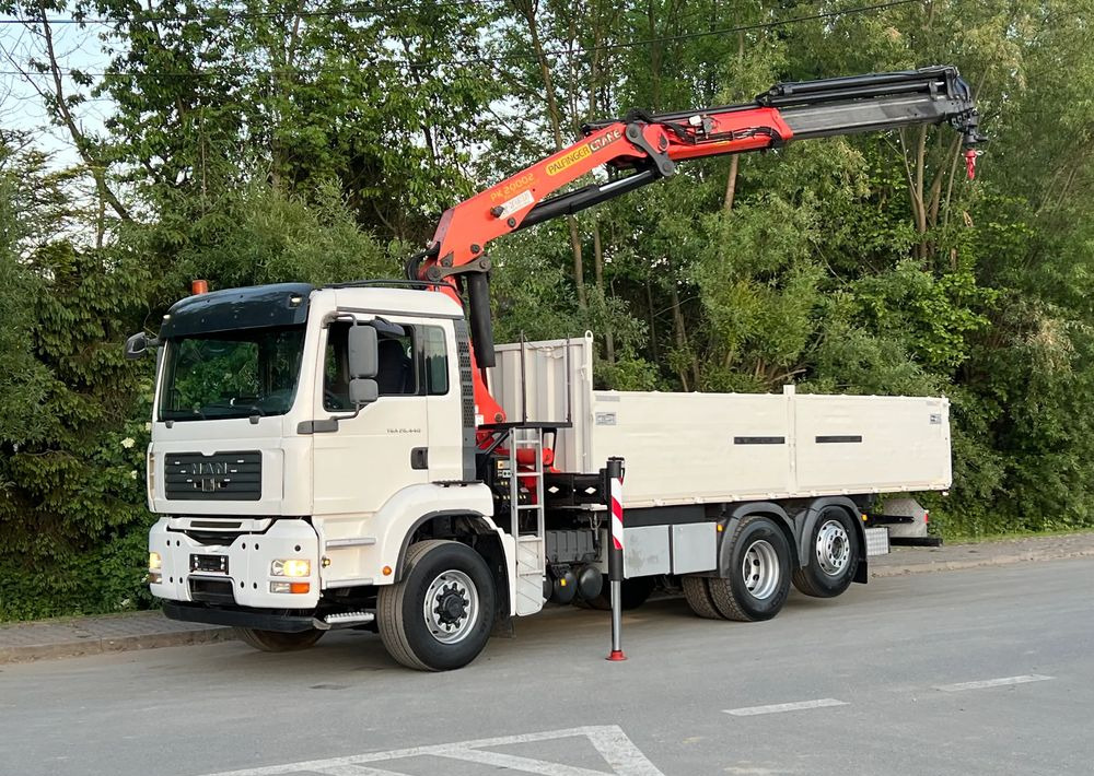 MAN * TGA 26-440 * 4x6 Hydrodrive * HDS Palfinger PK 20002 * Bardzo Dobry Stan - Sal/ Açık kasa kamyon, Vinçli kamyon: fotoğraf 1 MAN * TGA 26-440 * 4x6 Hydrodrive * HDS Palfinger PK 20002 * Bardzo Dobry Stan - Sal/ Açık kasa kamyon, Vinçli kamyon: fotoğraf 1