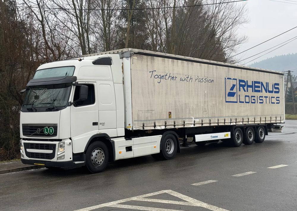 Tenteli kamyon Volvo * Zestaw * Volvo FH 500 + Naczepa Krone * Bardzo Dobry Stan: fotoğraf 1