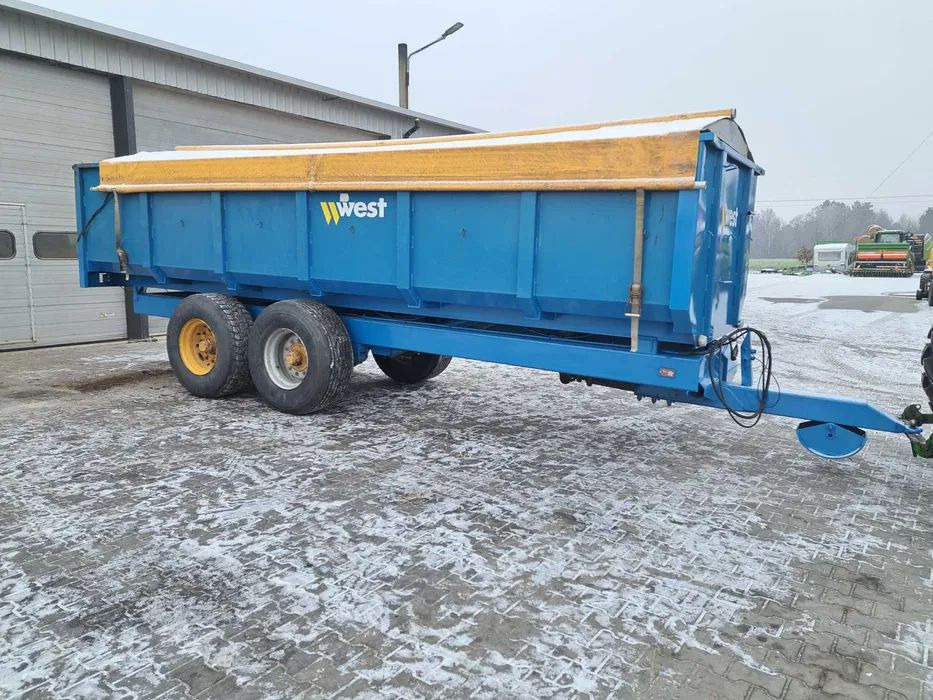 Przyczepa skorupowa WEST 14 ton - Traktör römorku: fotoğraf 4 Przyczepa skorupowa WEST 14 ton - Traktör römorku: fotoğraf 4