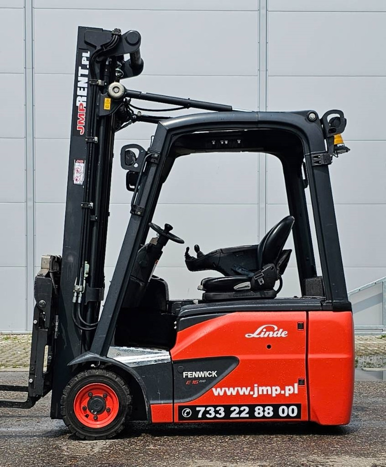 Linde E16 -02 - Elektrikli forklift: fotoğraf 3 Linde E16 -02 - Elektrikli forklift: fotoğraf 3