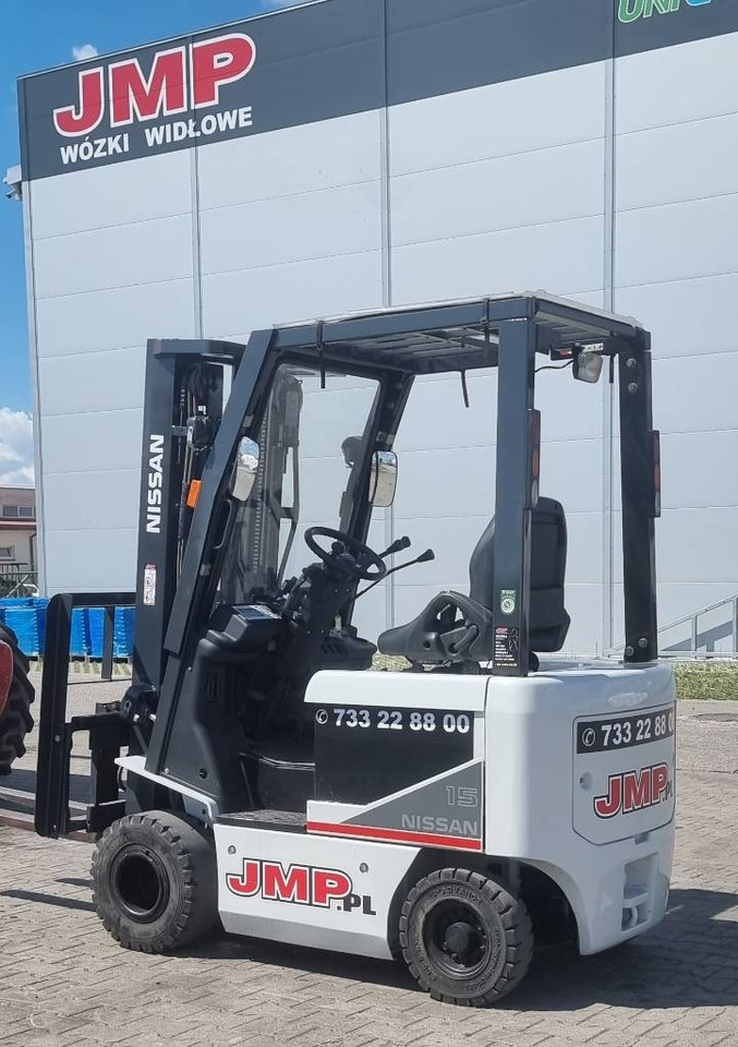 Nissan K1B1L15 - Elektrikli forklift: fotoğraf 1 Nissan K1B1L15 - Elektrikli forklift: fotoğraf 1