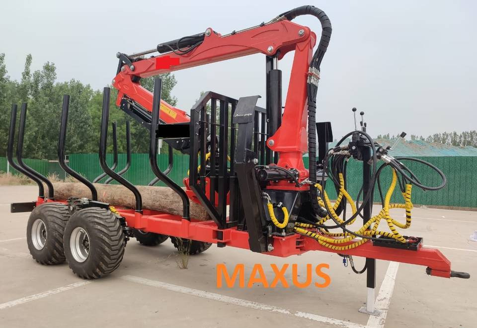NEW MAXUS 6 TON Trailer + Crane 4.2 m Warranty | НОВА прицепа 6 ТОН + Кран 4,2 м MAXUS Гарантія - Orman römorku: fotoğraf 4 NEW MAXUS 6 TON Trailer + Crane 4.2 m Warranty | НОВА прицепа 6 ТОН + Кран 4,2 м MAXUS Гарантія - Orman römorku: fotoğraf 4