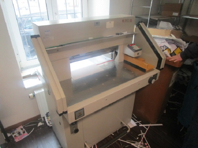 STAPELSCHNEIDER EBA 551 LT - Kağıt kesme makinesi: fotoğraf 3 STAPELSCHNEIDER EBA 551 LT - Kağıt kesme makinesi: fotoğraf 3