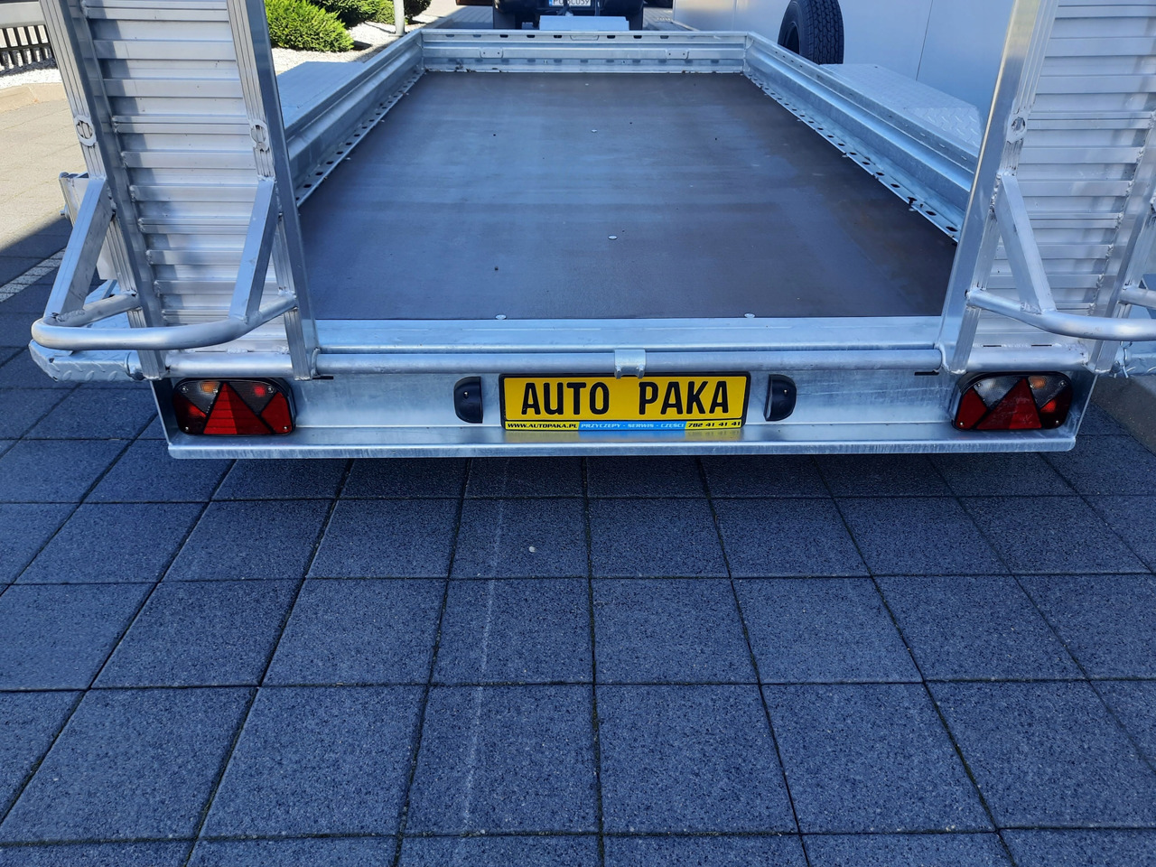 PRZYCZEPA DO KOPARKI MINIKOPARKI ŁADOWARKI Z NAJAZDAMI ALUMINIOWYMI 3500 KG / EXCAVATOR MINI EXCAVATOR LOADER TRAILER WITH ALUMINUM RAMPS 3500 KG - İş makinası römorku: fotoğraf 3 PRZYCZEPA DO KOPARKI MINIKOPARKI ŁADOWARKI Z NAJAZDAMI ALUMINIOWYMI 3500 KG / EXCAVATOR MINI EXCAVATOR LOADER TRAILER WITH ALUMINUM RAMPS 3500 KG - İş makinası römorku: fotoğraf 3