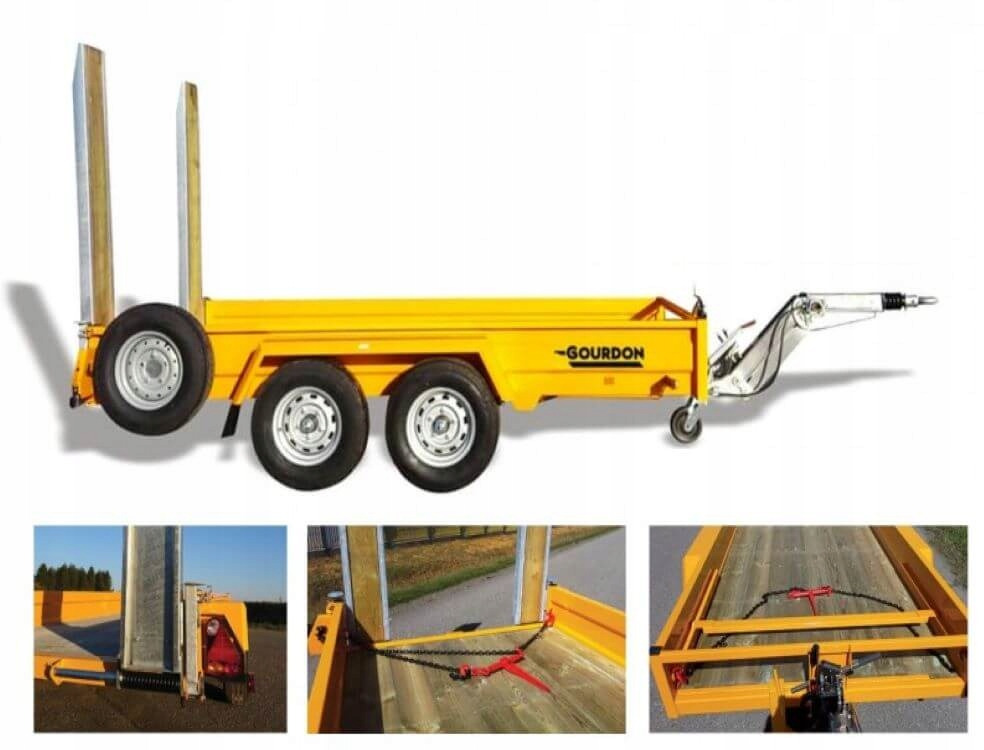 PRZYCZEPA DO MINIKOPAREK GOURDON VPR 350 / GOURDON VPR 350 TRAILER FOR MINI EXCAVATORS - İş makinası römorku: fotoğraf 5 PRZYCZEPA DO MINIKOPAREK GOURDON VPR 350 / GOURDON VPR 350 TRAILER FOR MINI EXCAVATORS - İş makinası römorku: fotoğraf 5