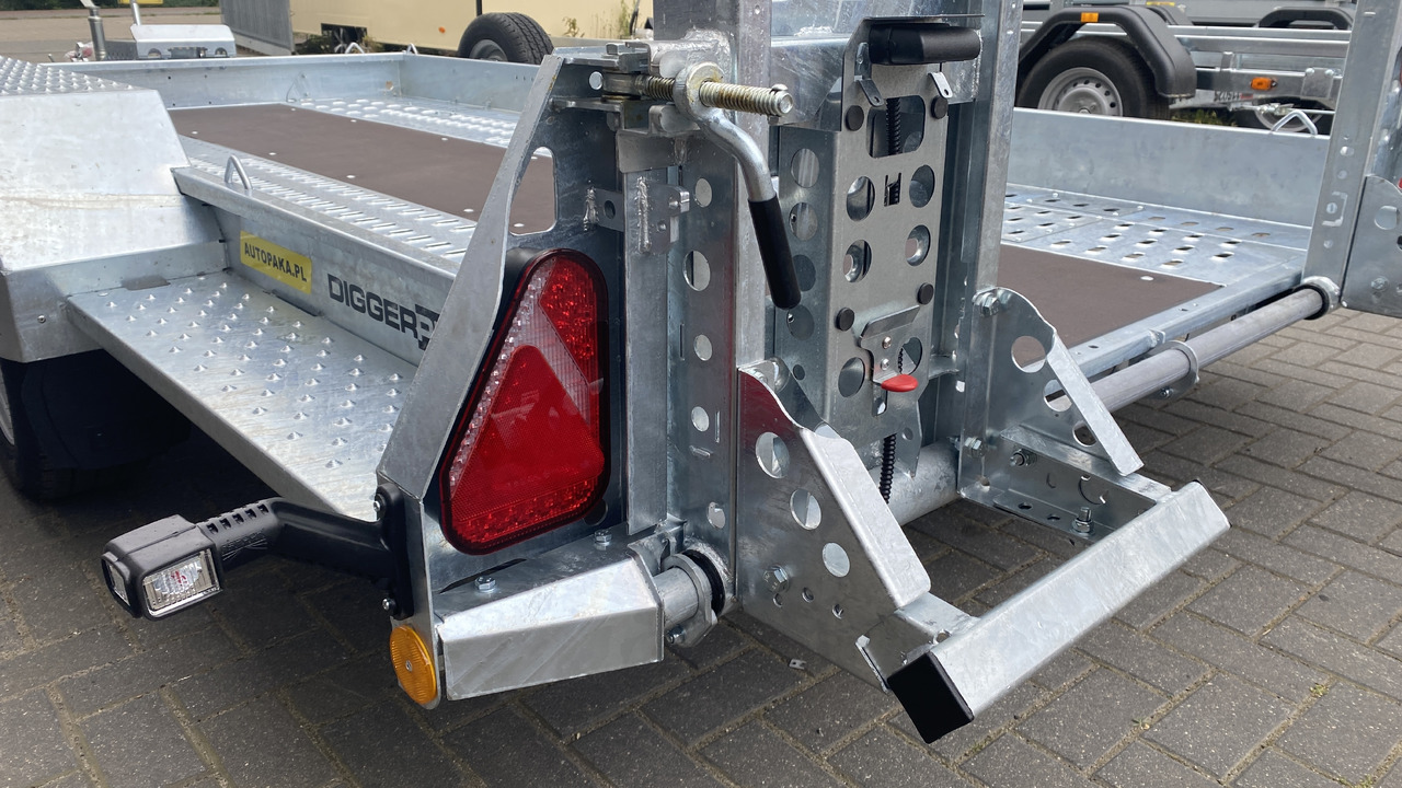 PRZYCZEPA LAWETA DO MINIKOPARKI BUDOWLANA 280x130 CM, DMC 2700 / CONSTRUCTION MINI EXCAVATOR TRANSPORTER TRAILER 280x130 CM, DMC 2700 KG - İş makinası römorku: fotoğraf 2 PRZYCZEPA LAWETA DO MINIKOPARKI BUDOWLANA 280x130 CM, DMC 2700 / CONSTRUCTION MINI EXCAVATOR TRANSPORTER TRAILER 280x130 CM, DMC 2700 KG - İş makinası römorku: fotoğraf 2