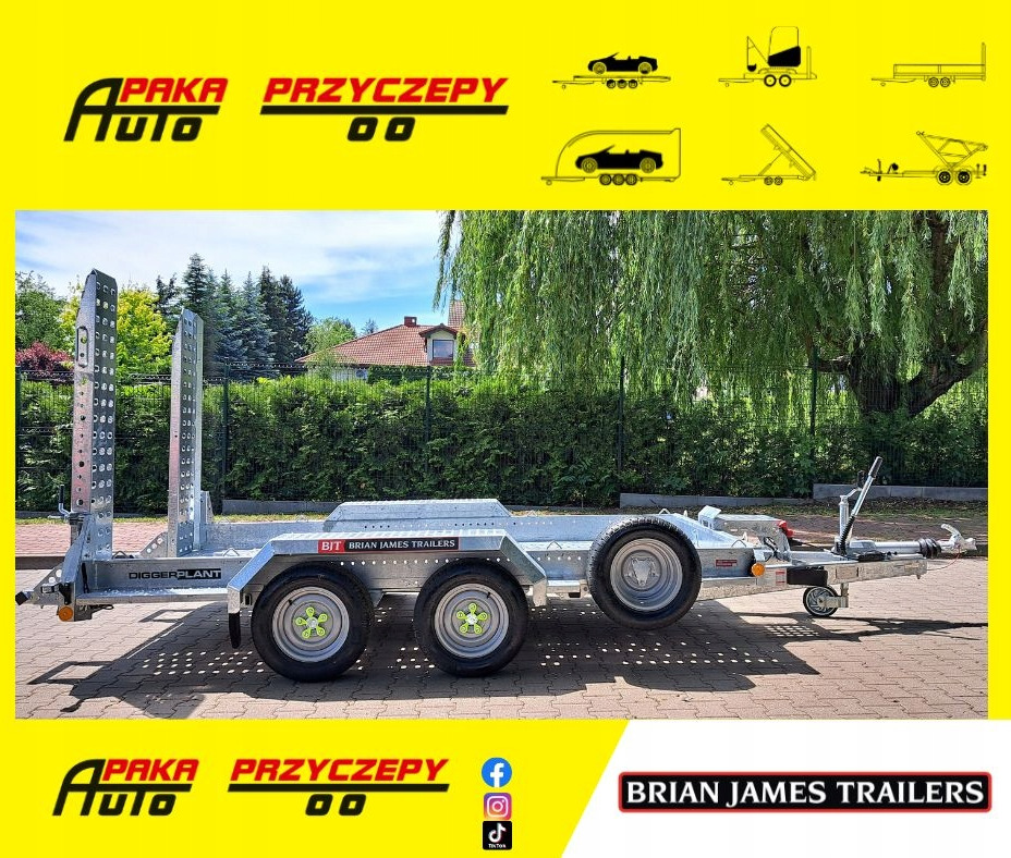 PRZYCZEPA LAWETA DO MINIKOPARKI PODNOŚNIKA 3500KG 3,20X1,70 / MINI EXCAVATOR LIFT TRAILER 3500KG 3.20X1.70 - İş makinası römorku: fotoğraf 1 PRZYCZEPA LAWETA DO MINIKOPARKI PODNOŚNIKA 3500KG 3,20X1,70 / MINI EXCAVATOR LIFT TRAILER 3500KG 3.20X1.70 - İş makinası römorku: fotoğraf 1