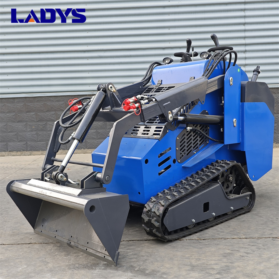 LADYS Free Shipping Mini Skid Steer Loader Compact Track Electric/Diesel Chinese Mini Skid Steer Loader For Sale With Mini Skid Steer Attachments 4 In 1 Bucket - Mini yükleyici: fotoğraf 1 LADYS Free Shipping Mini Skid Steer Loader Compact Track Electric/Diesel Chinese Mini Skid Steer Loader For Sale With Mini Skid Steer Attachments 4 In 1 Bucket - Mini yükleyici: fotoğraf 1