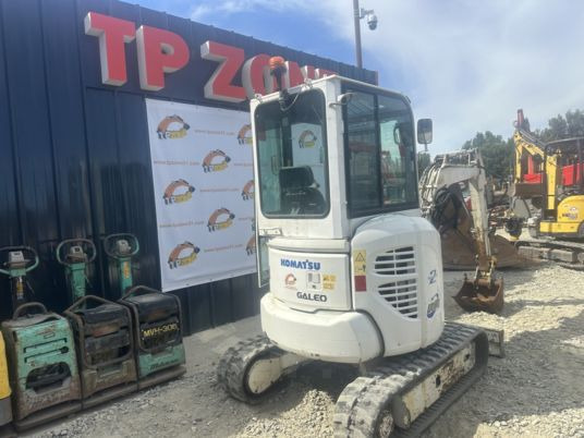 Komatsu PC26MR-3 cabine à 19500€ HT - Mini ekskavatör: fotoğraf 1 Komatsu PC26MR-3 cabine à 19500€ HT - Mini ekskavatör: fotoğraf 1