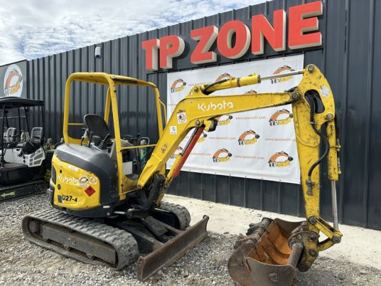 Kubota U27-4 à 19900€ HT - Mini ekskavatör: fotoğraf 5 Kubota U27-4 à 19900€ HT - Mini ekskavatör: fotoğraf 5