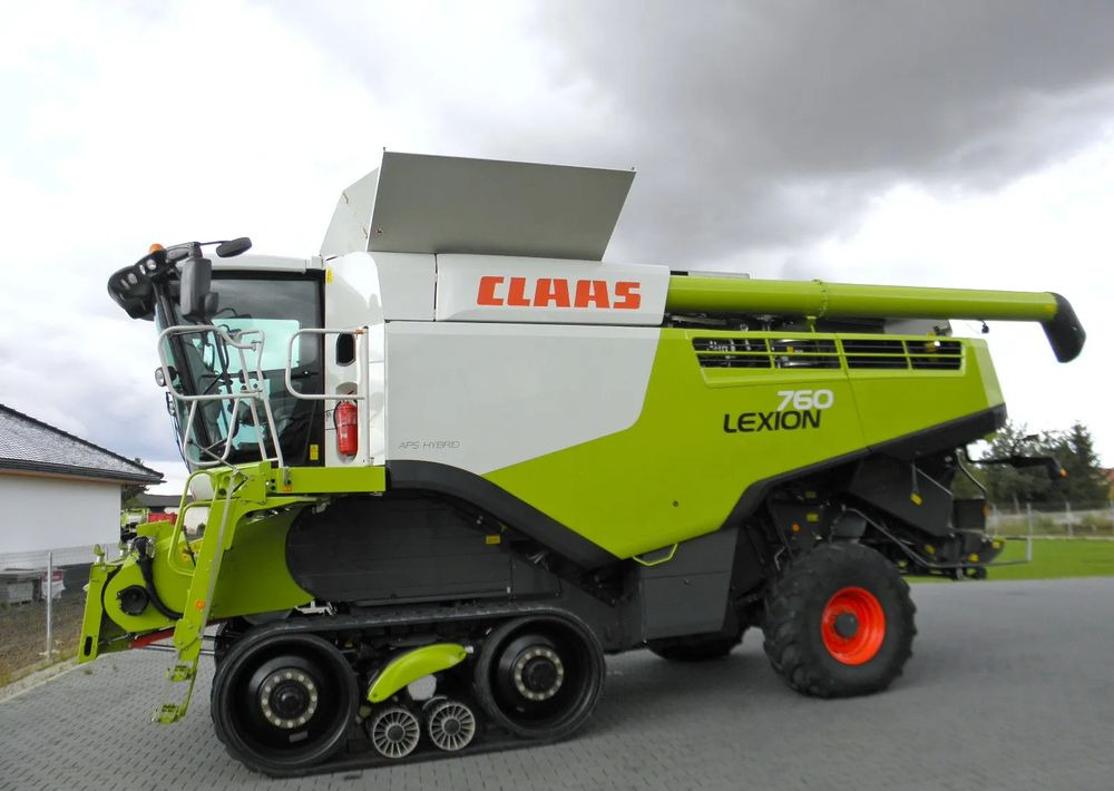 Claas Lexion 760 Terra Trac 2015 Rok, 1900 motgodzin, Heder V 930 2019 Rok, Najbogatsza Wersja, Nie Malowany, Stan Idealny - Biçerdöver: fotoğraf 5 Claas Lexion 760 Terra Trac 2015 Rok, 1900 motgodzin, Heder V 930 2019 Rok, Najbogatsza Wersja, Nie Malowany, Stan Idealny - Biçerdöver: fotoğraf 5