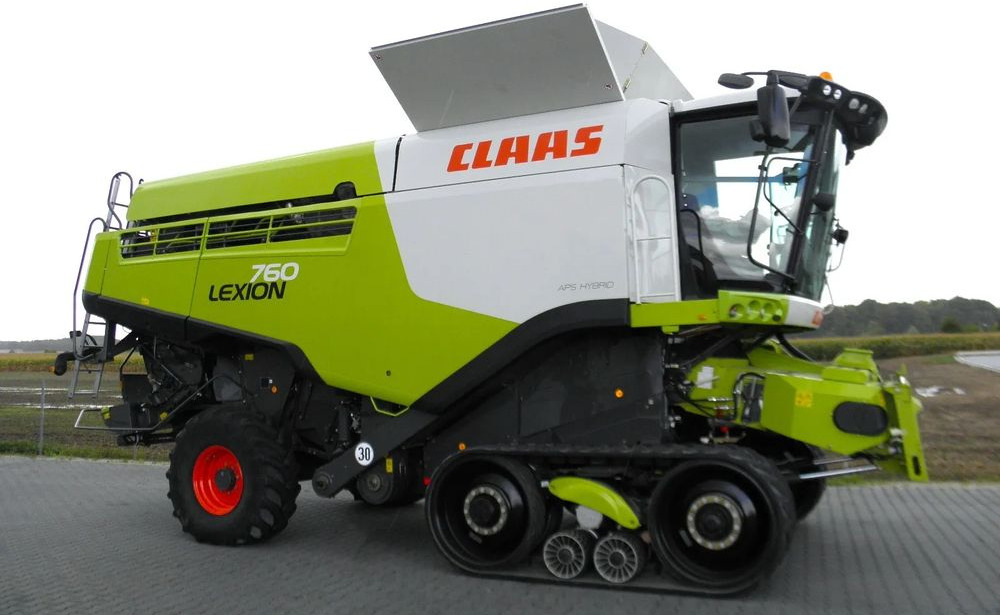 Claas Lexion 760 Terra Trac 2015 Rok, 1900 motgodzin, Heder V 930 2019 Rok, Najbogatsza Wersja, Nie Malowany, Stan Idealny - Biçerdöver: fotoğraf 1 Claas Lexion 760 Terra Trac 2015 Rok, 1900 motgodzin, Heder V 930 2019 Rok, Najbogatsza Wersja, Nie Malowany, Stan Idealny - Biçerdöver: fotoğraf 1