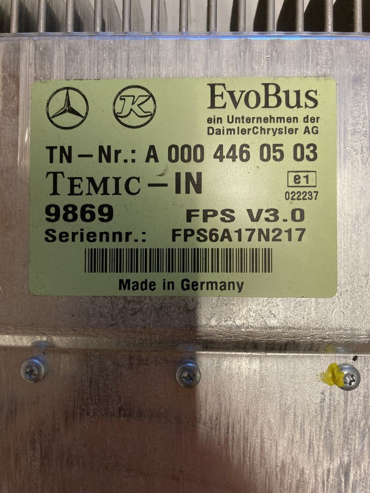 VDO Temic A0004460503 FPS 3.0 Steuergerät A 000 446 05 03 - Elektrik sistemi - Otobüs: fotoğraf 2 VDO Temic A0004460503 FPS 3.0 Steuergerät A 000 446 05 03 - Elektrik sistemi - Otobüs: fotoğraf 2