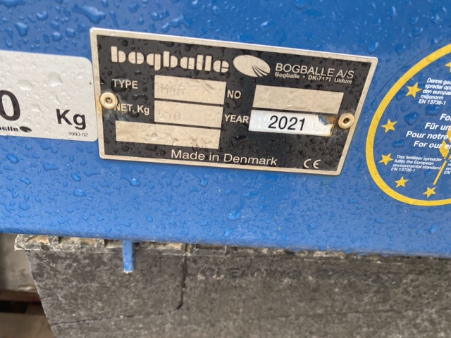 BOGBALLE M45 - Gübre serpme makinesi: fotoğraf 4 BOGBALLE M45 - Gübre serpme makinesi: fotoğraf 4