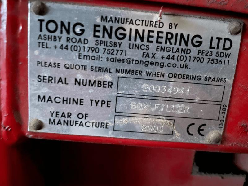 TONG BOX FILLER - Patates makinası: fotoğraf 5 TONG BOX FILLER - Patates makinası: fotoğraf 5