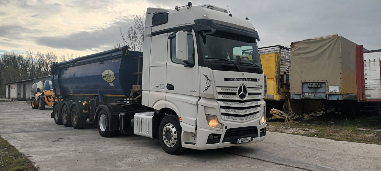 Tractor Head Mercedes-Benz Actros (2013) + Semi-trailer Tipper Meiller – Kipper (2005) - Çekici: fotoğraf 2 Tractor Head Mercedes-Benz Actros (2013) + Semi-trailer Tipper Meiller – Kipper (2005) - Çekici: fotoğraf 2