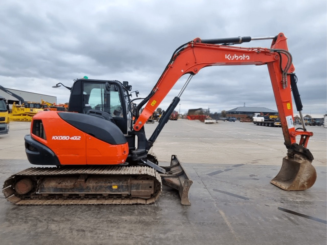 Kubota KX080-4A2 Excavator, TOP !!! - Mini ekskavatör: fotoğraf 5 Kubota KX080-4A2 Excavator, TOP !!! - Mini ekskavatör: fotoğraf 5