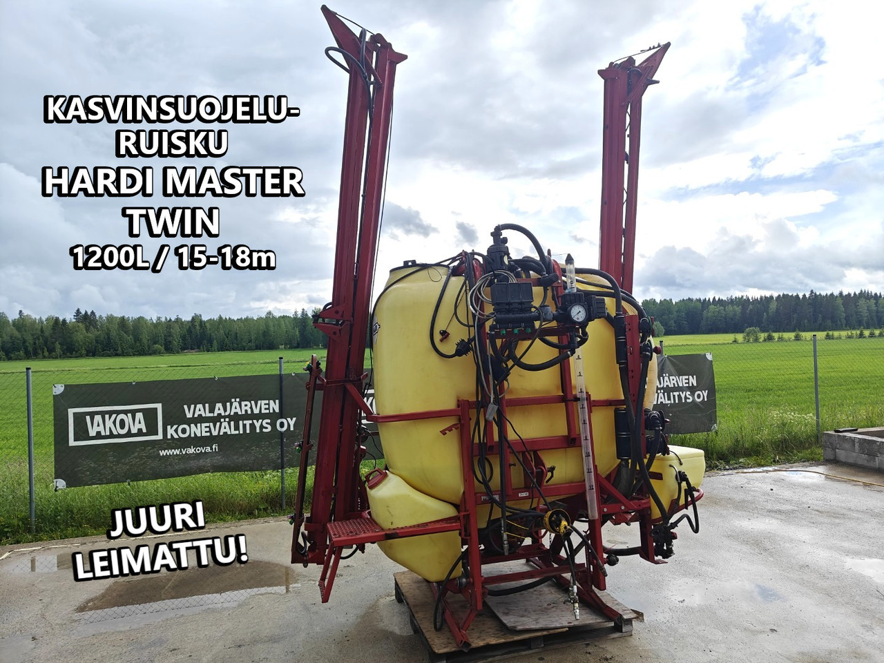 HARDI Hardi Master 1200L - 15-18m - Katsastettu - Kasvinsuojeluruisku - Ilaçlama makinesi: fotoğraf 1 HARDI Hardi Master 1200L - 15-18m - Katsastettu - Kasvinsuojeluruisku - Ilaçlama makinesi: fotoğraf 1