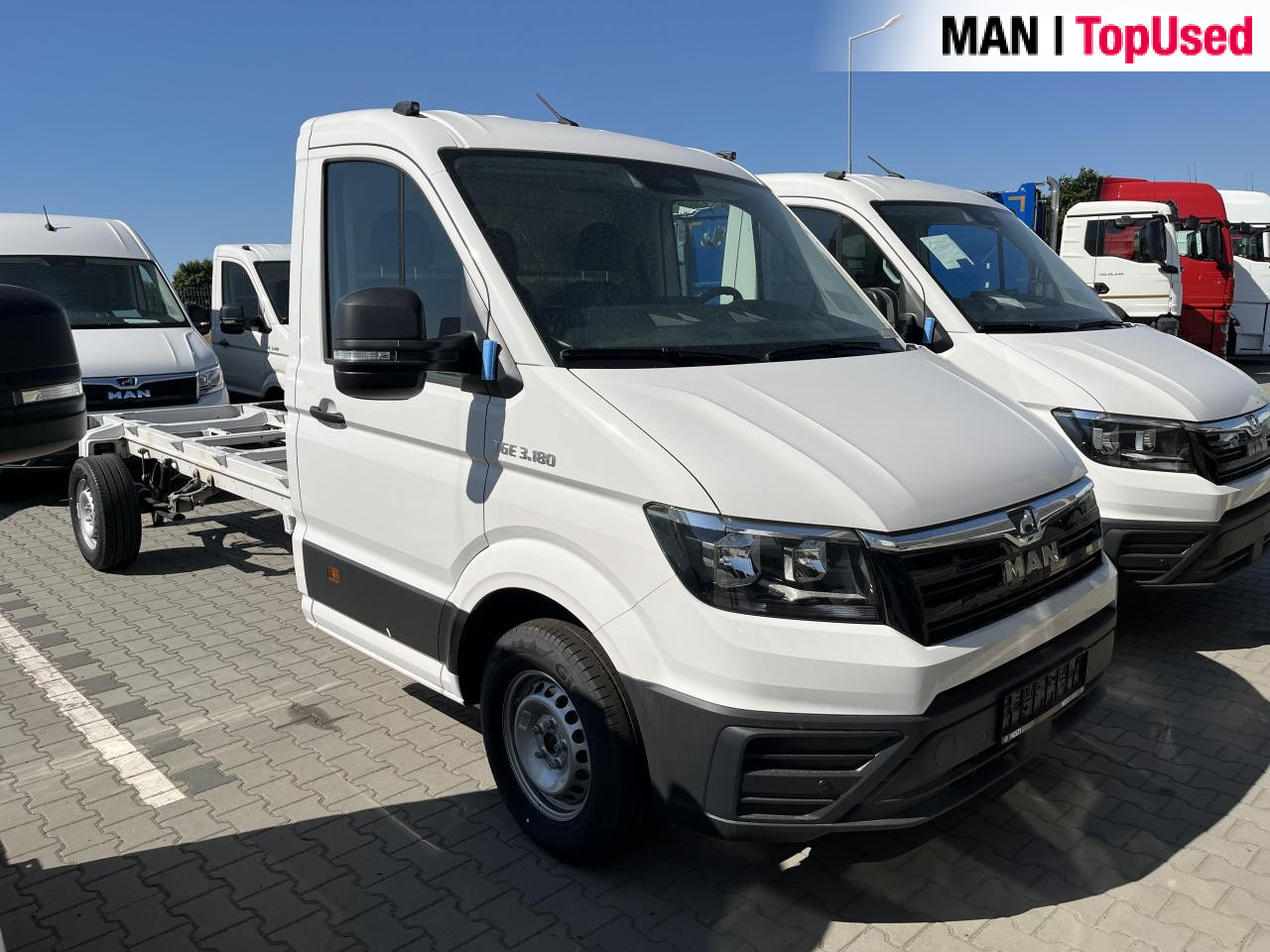 MAN TGE 3.180 4X2F SB chassis - Panelvan: fotoğraf 1 MAN TGE 3.180 4X2F SB chassis - Panelvan: fotoğraf 1